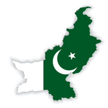 Pakistan Map Flag