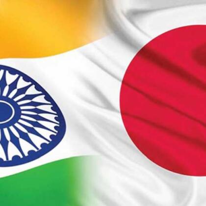 India Japan Flag