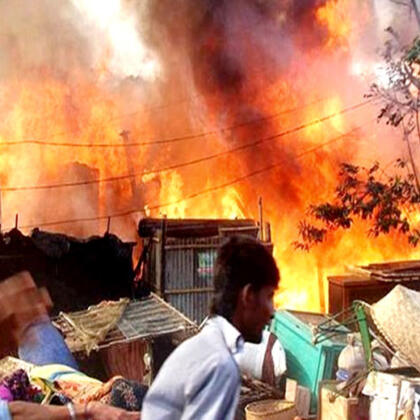 Banglahindus Houses Burned By Muslim Terrorist