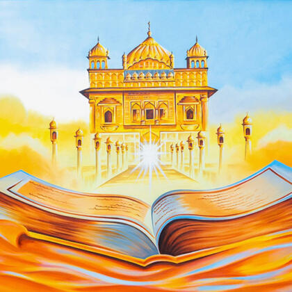 Golden Temple And Guru Granth Sahib