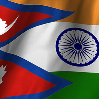 India Nepal Flag