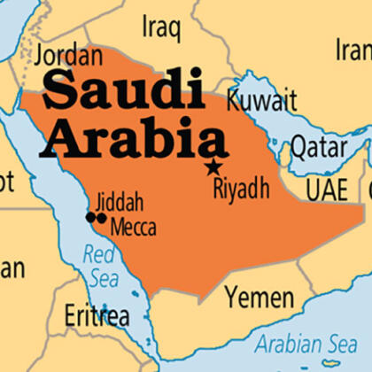 Saudi Arebia Map