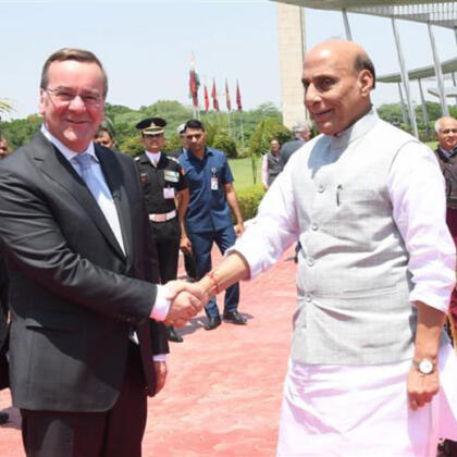 Defence Minister Rajnath Singh, German Counterpart Boris Pistorius Hold Bilateral Talks