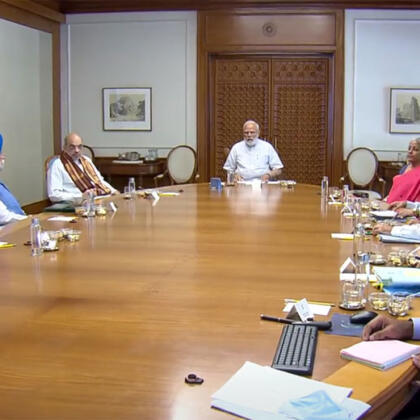 Modi Cabinet Meeting1
