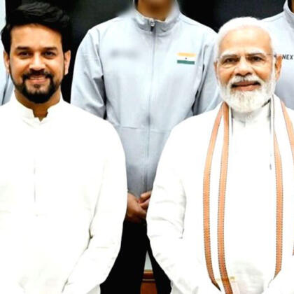 Narendra Modi Anurag Thakur