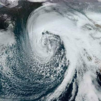 Cyclone In Bay Of Bengal