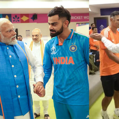 Pm Modi Meets Team India Dressing Room