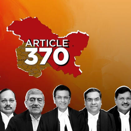 Supreme Court Constitution Bench Article 370