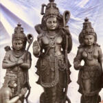 रामललांच्या मूर्तीचे मंदिर परिसरात आगमन